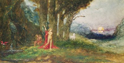 Pasiphae und der Stier, um 1876-80 von Gustave Moreau